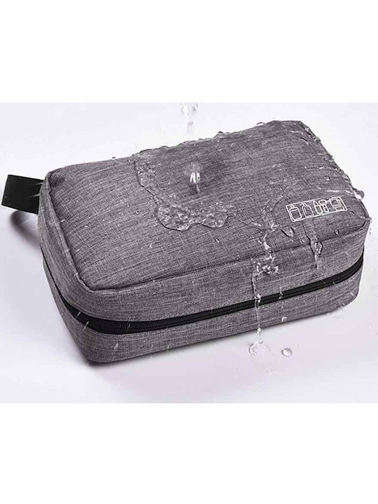 Herren Necessaire in Rosa Farbe 23.5cm