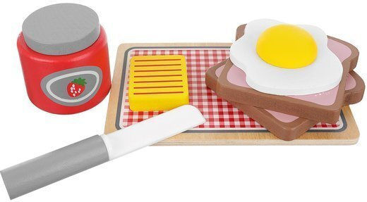 Дървена играчка Тостер Zola + Аксесоари 8 части