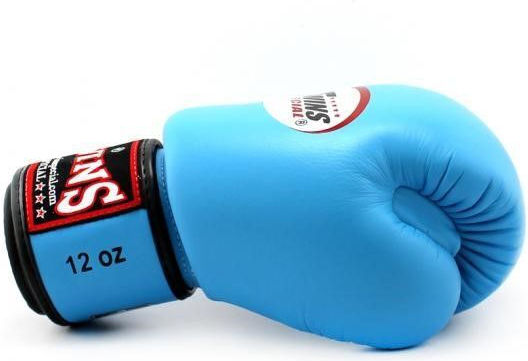 Twins Special Боксови Ръкавици Кожени за Състезание Light Blue