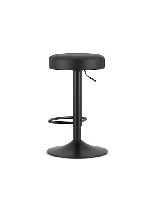 Σκαμπό Κουζίνας με Ρυθμιζόμενο Ύψος Black 38x38x62-83εκ.