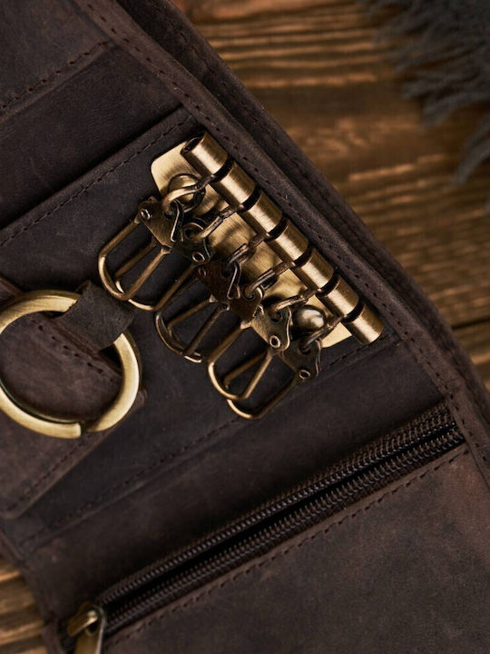 Paolo Peruzzi T-49-br Universal Leather Key Case