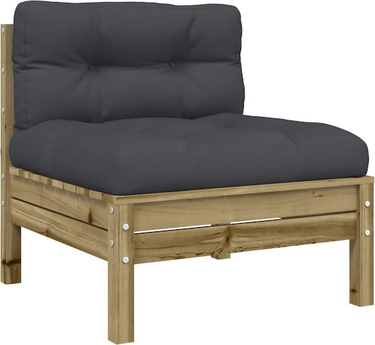 Set Cameră De Zi Exterior 8 Piese Antracit Cu Perne