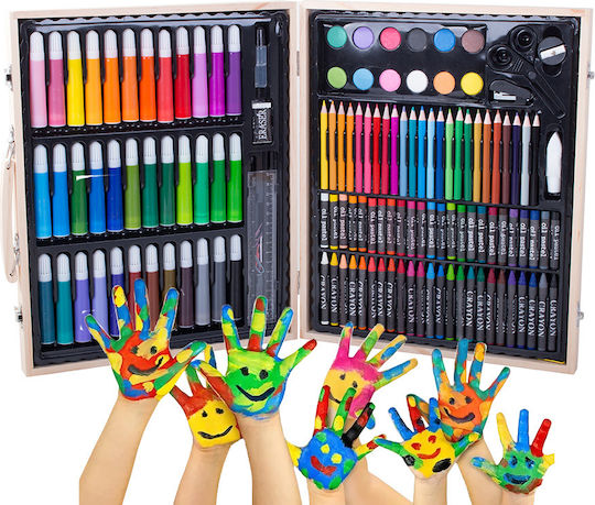 Painting Set Wooden 34x27.5cm 150pcs
