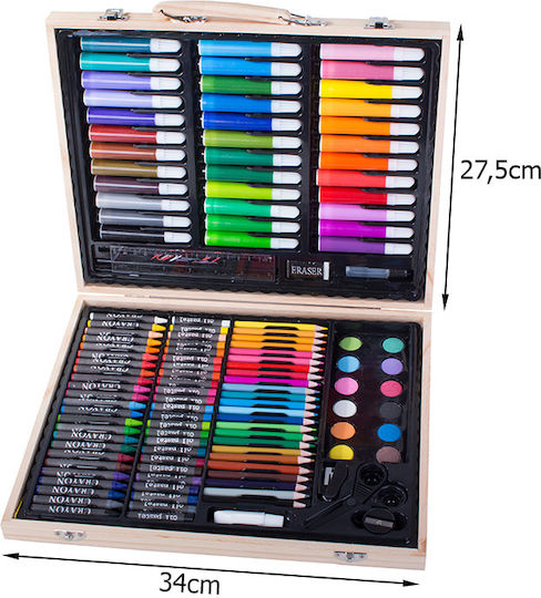 Painting Set Wooden 34x27.5cm 150pcs