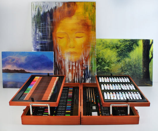 Set de Colorat Lemn 44.5x31cm 174buc
