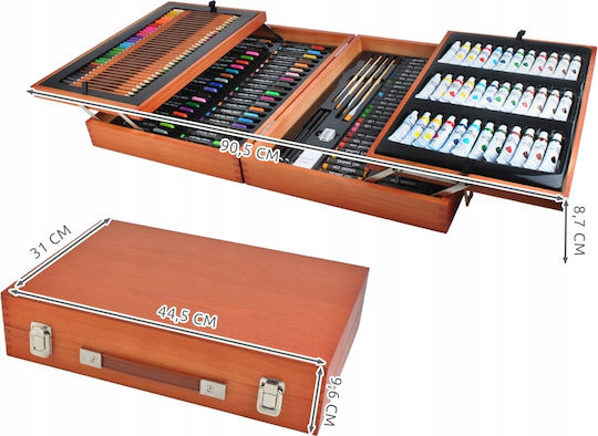 Set de Colorat Lemn 44.5x31cm 174buc