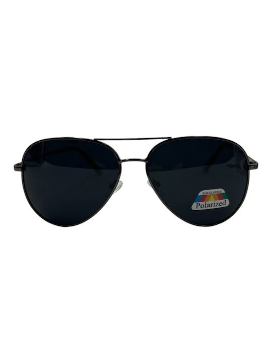 V-store Sonnenbrillen mit Schwarz Rahmen und Schwarz Polarisiert Linse POL8341GREY