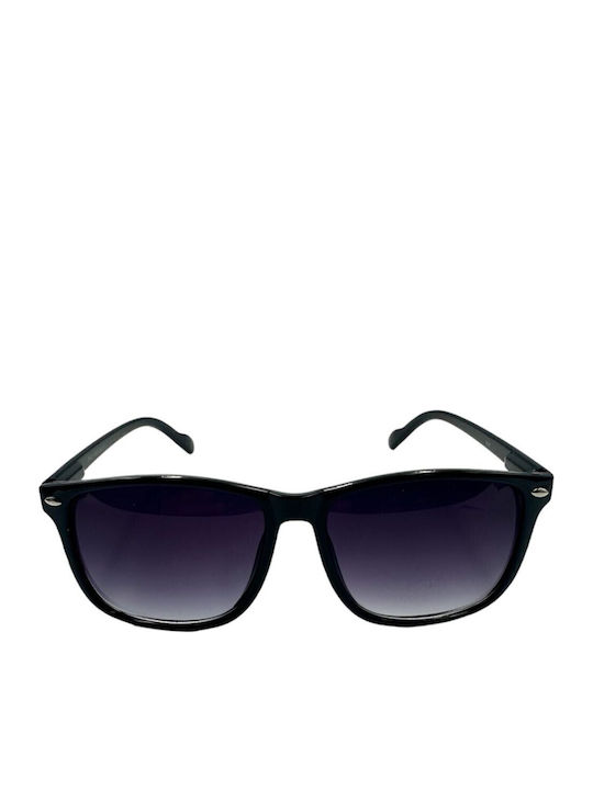 V-store Sunglasses Μαύρα with Acetate Frame & Black Lens V-store Sunglasses Μαύρα with Acetate Frame & Black Lens