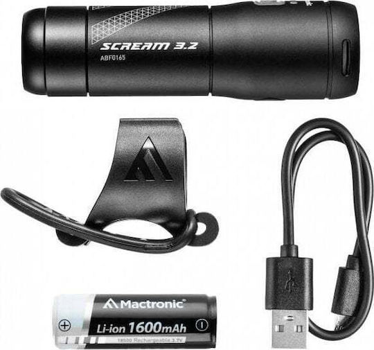 Mactronic ABF0165 Rechargeable Front Bicycle Light
