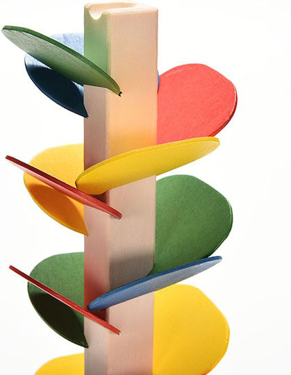 Bildungs-Spielzeug Kinder Zola Baum Modell Bunte Holzkugeln 19,5 cm
