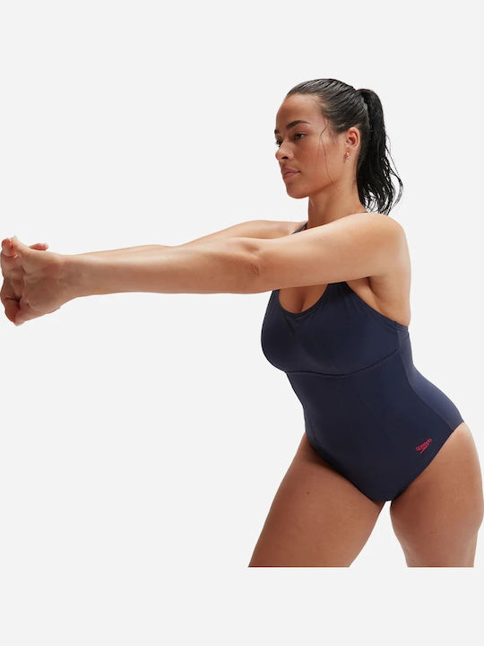Activewear Swimsuit Navy Blue