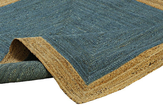 Mumbai Irc09 200x300 Sommer aus Jute Natural Navy