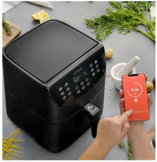 Cosori Smart Chef Edition Air Fryer με Wi-Fi 5.5lt Μαύρο