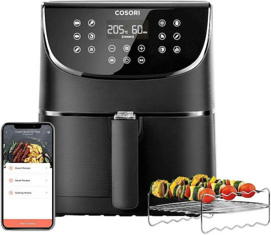 Cosori Smart Chef Edition Air Fryer με Wi-Fi 5.5lt Μαύρο