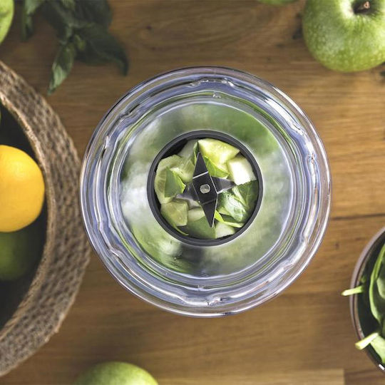 Cecotec Power Titanium Μπλέντερ με Πλαστική Κανάτα 600 ml 650W Inox