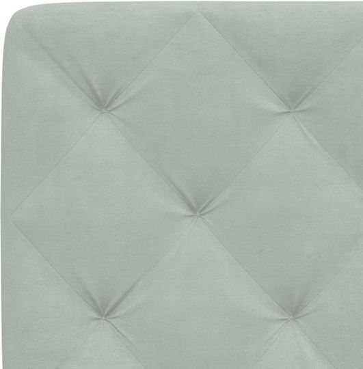 vidaXL Fabric Back Cushion for Bed Headboard Light Gray 182x48cm