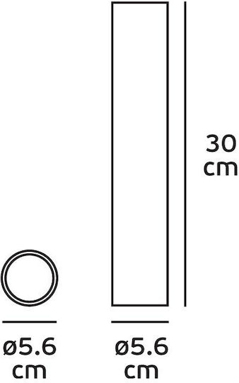 VK Lighting Μονό Σποτ σε Χάλκινο χρώμα