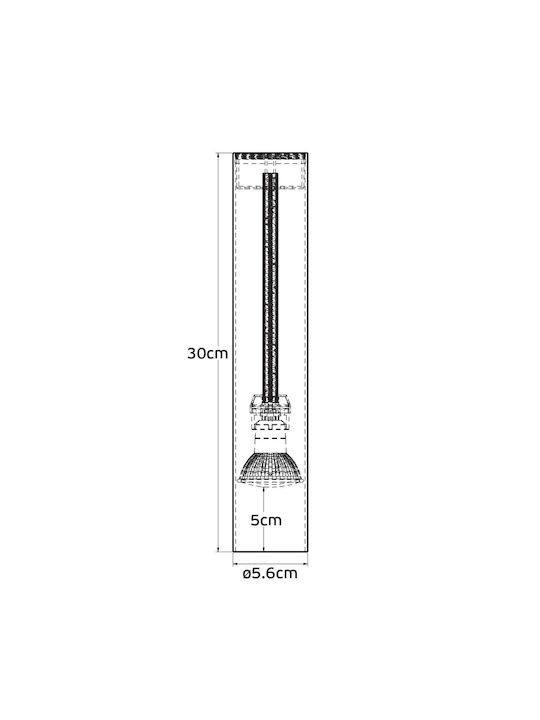 VK Lighting Μονό Σποτ σε Χάλκινο χρώμα