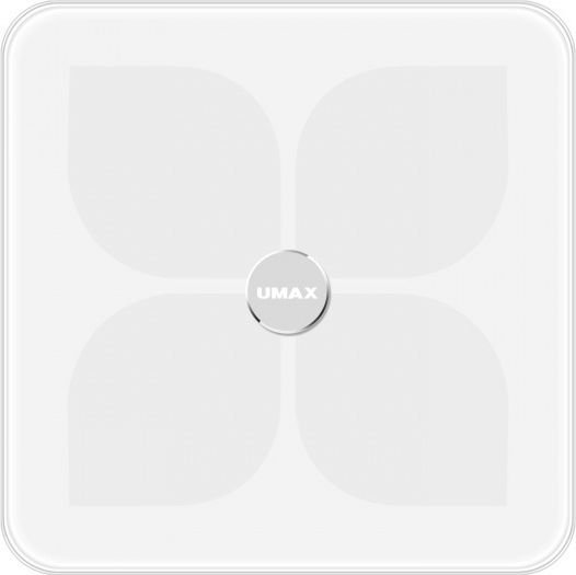 Umax US20HRC Смарт Кантари За Баня 180кг С Анализ На Мазнини Wi-Fi И Bluetooth Бяла