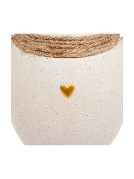 Decorative Vase A-s The Ecru 14x14x22cm