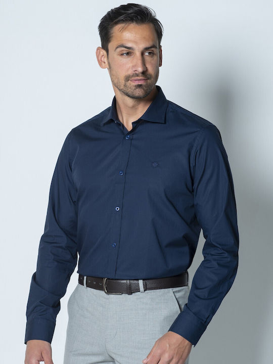 Dors Men's Shirt Cotton Blue