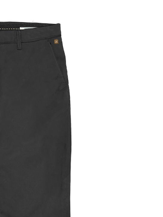 Rebase Men's Trousers Chino Elastic Black