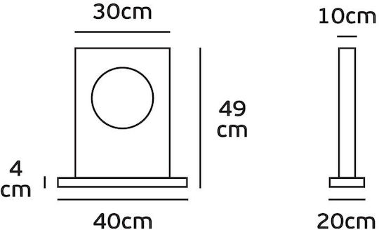VK Lighting LED Лампа за под В49см. Сив VK Lighting LED Лампа за под В49см. Сив