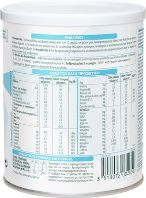 Novalac Milchnahrung Bio 3 für 12m+ 400gr