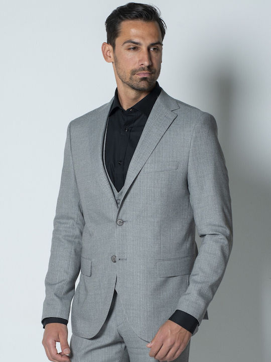 Dors Men's Suit Jacket Regular Fit Grey