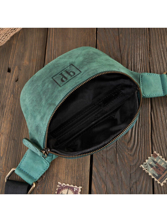 Leather Belt Bag Green