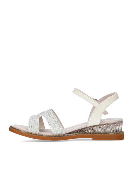 Anatomic Women's Leather Platform Shoes White