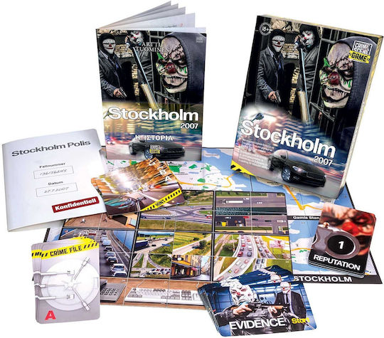 Board Game Crime Scene: Stockholm 2007 for 1+ Players 18+ Years Old AS