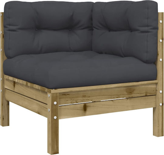 vidaXL Garden & Outdoor Furniture Sets Living Room Set 9 Pieces Anthracite with Pillows