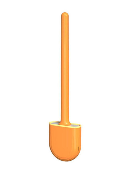 Kunststoff Badezimmer Toilettenbürste Orange