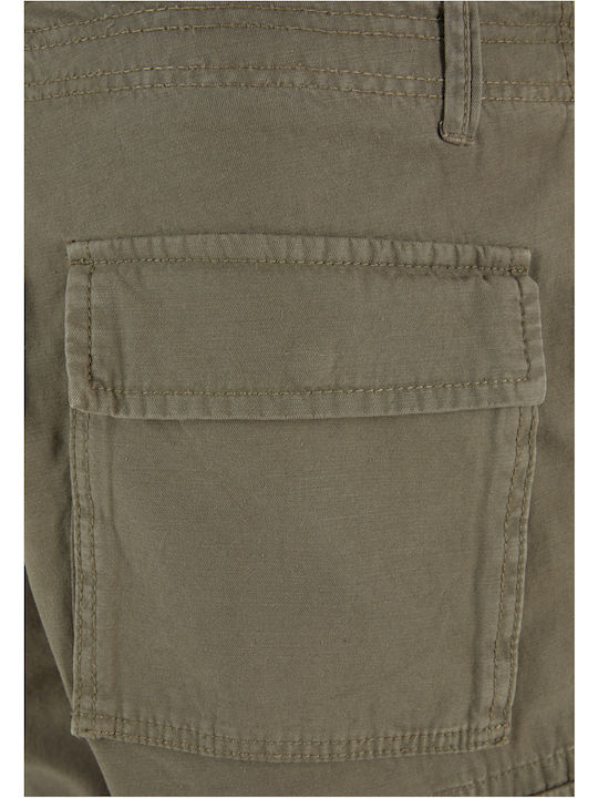 Urban Classics Men's Trousers Cargo in Regular Fit Olive