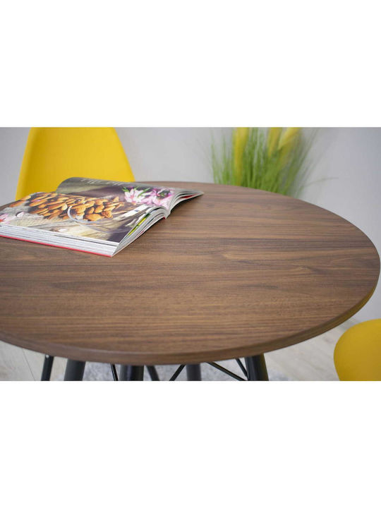 Masă Bucătărie Lemnoasă Rustic Brown 60x73buc