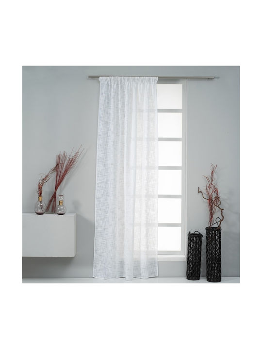 Artisti Italiani Curtain with Pencil Pleat White 140x270cm