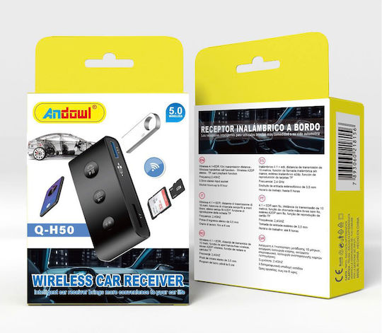 Andowl FM Transmitter Αυτοκινήτου Qh50 με Bluetooth