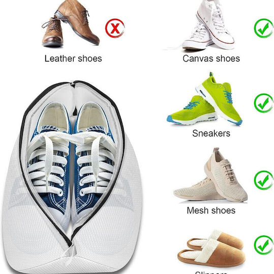 Schuhtasche Weiß