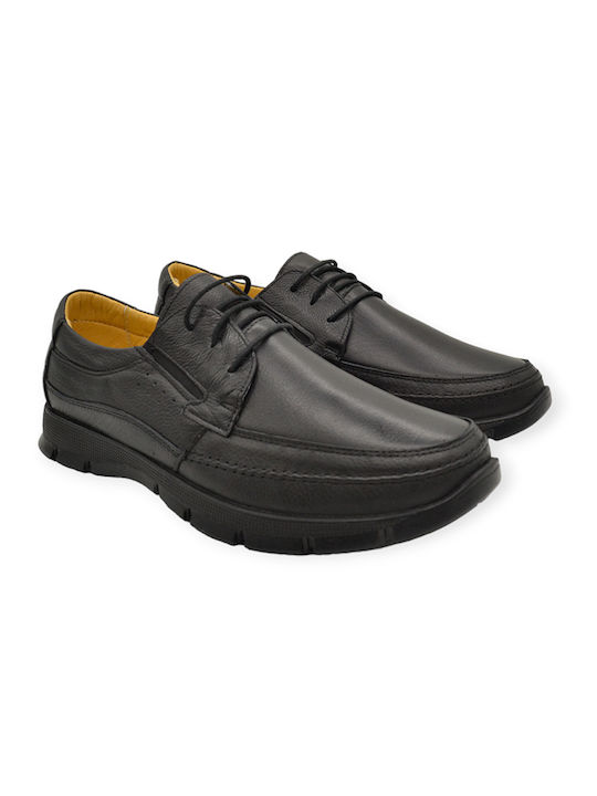 Hawkins Premium Piele Pantofi casual pentru bărbați Anatomic Negre