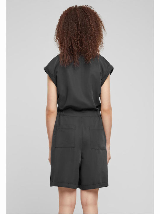 Damen Einteiler Shorts Schwarz