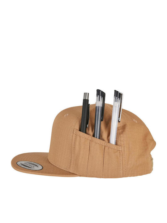 Men's Snapback Cap Brown