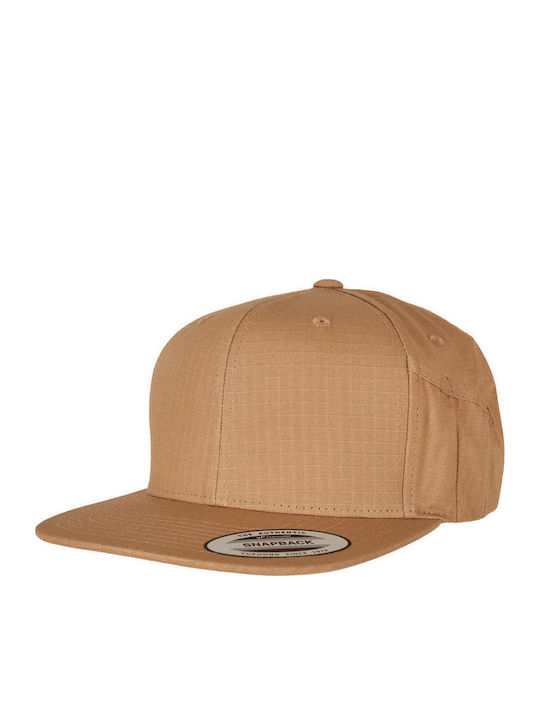 Men's Snapback Cap Brown