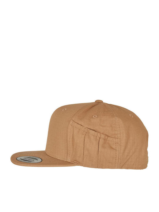 Men's Snapback Cap Brown