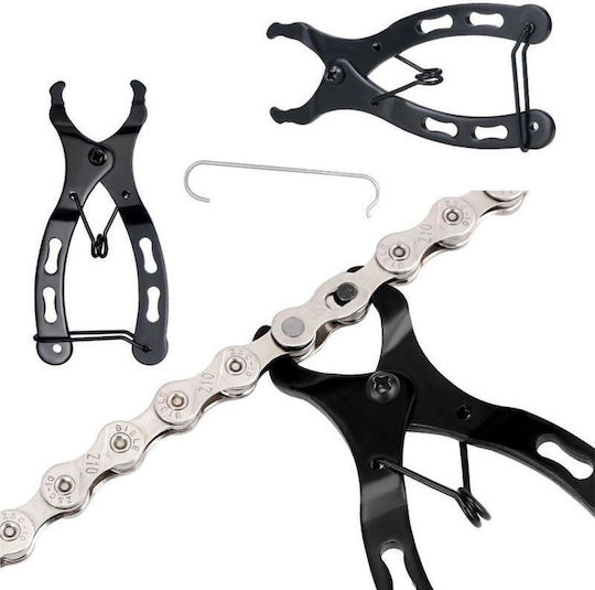 Fahrradkettenklemme zur Befestigung und Entriegelung, Zola, rutschfester Griff, schwarz