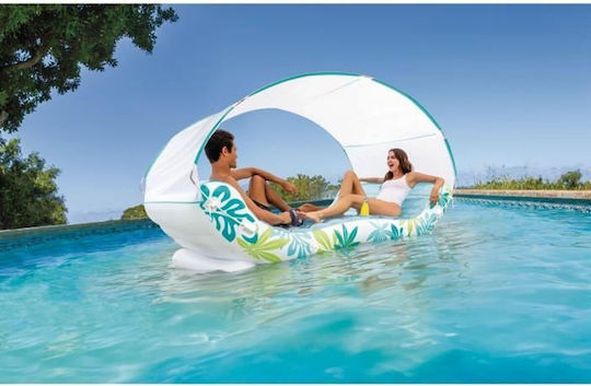 Intex tropical Φουσκωτός Καναπές Γαλάζιος 224cm