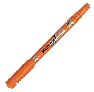 Pilot Twin Permanent Marker Orange