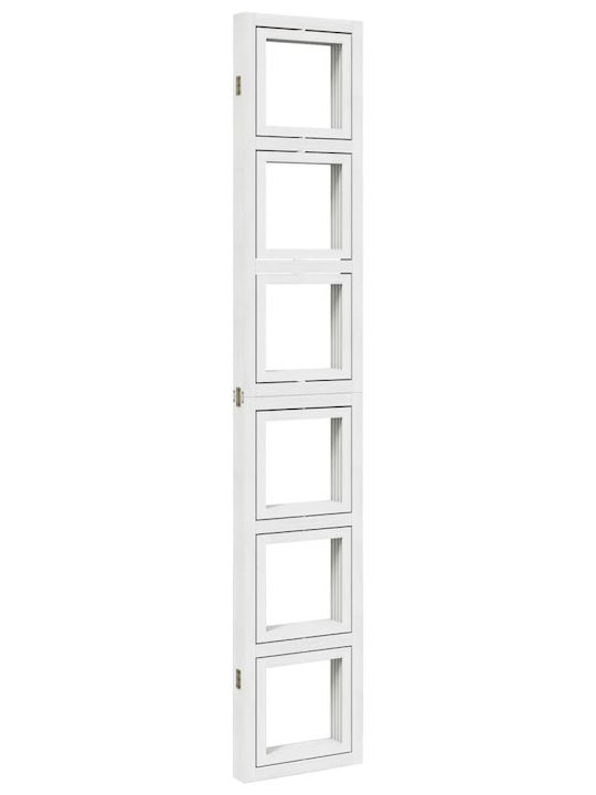vidaXL Dekorativer Raumteiler Hölzernes mit 4 Paneelen 140x220cm