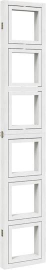 vidaXL Διακοσμητικό Παραβάν Ξύλινο με 4 Φύλλα 140x220cm