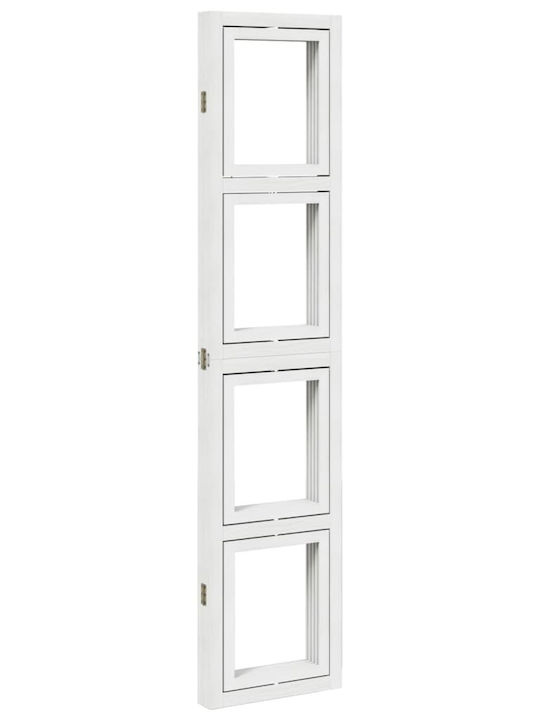 vidaXL Decorativ Paravan Lemn cu 4 Panouri 140x180cm
